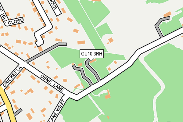 GU10 3RH map - OS OpenMap – Local (Ordnance Survey)