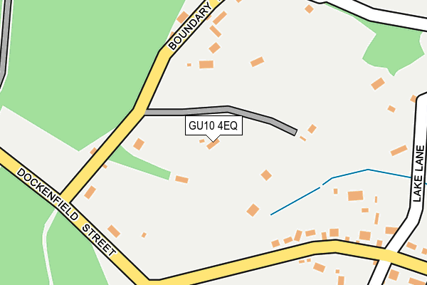 GU10 4EQ map - OS OpenMap – Local (Ordnance Survey)
