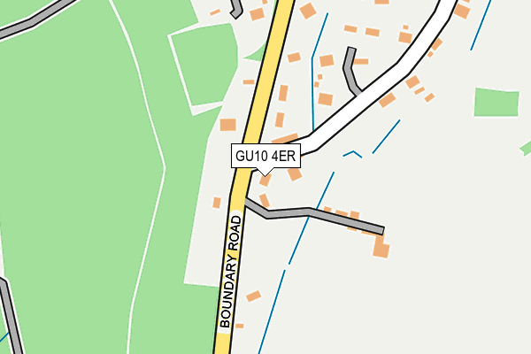 GU10 4ER map - OS OpenMap – Local (Ordnance Survey)