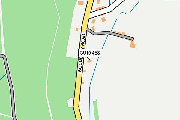 GU10 4ES map - OS OpenMap – Local (Ordnance Survey)