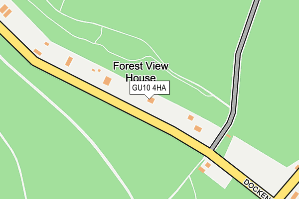 GU10 4HA map - OS OpenMap – Local (Ordnance Survey)