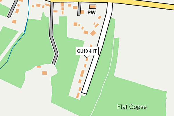 GU10 4HT map - OS OpenMap – Local (Ordnance Survey)