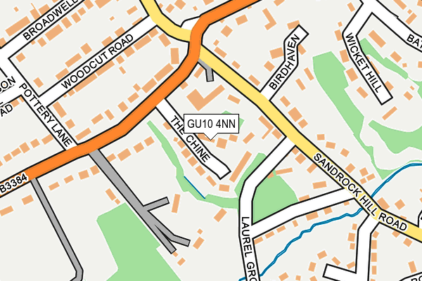 GU10 4NN map - OS OpenMap – Local (Ordnance Survey)