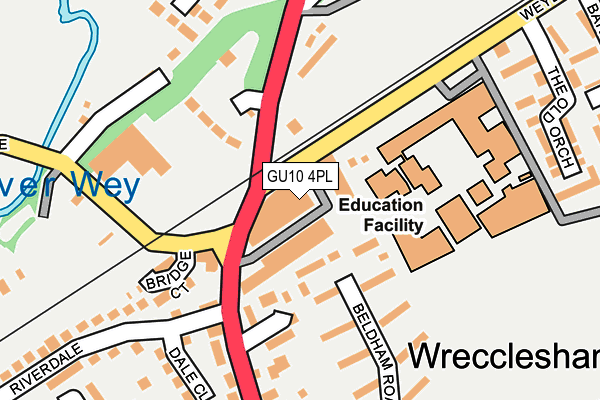 Map of RIDGEWAY BAKERY LIMITED at local scale