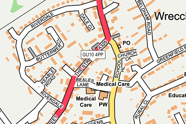 GU10 4PP map - OS OpenMap – Local (Ordnance Survey)