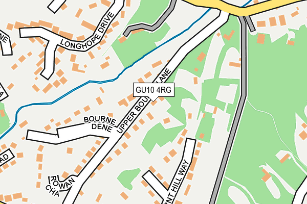 GU10 4RG map - OS OpenMap – Local (Ordnance Survey)