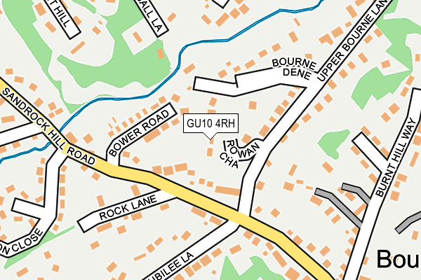 GU10 4RH map - OS OpenMap – Local (Ordnance Survey)