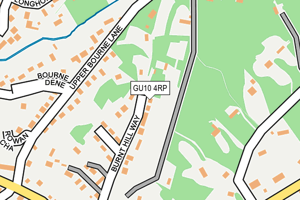 GU10 4RP map - OS OpenMap – Local (Ordnance Survey)