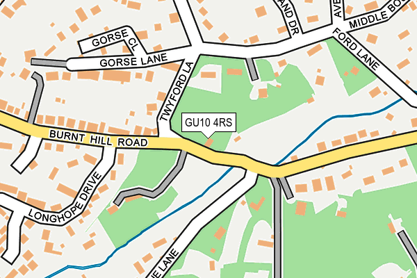 GU10 4RS map - OS OpenMap – Local (Ordnance Survey)