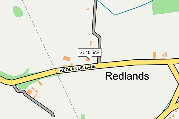 GU10 5AR map - OS OpenMap – Local (Ordnance Survey)