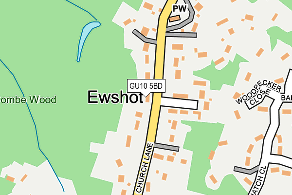 Map of EASTWOOD MOTOR TRADING LTD at local scale