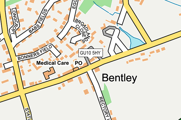 GU10 5HY map - OS OpenMap – Local (Ordnance Survey)