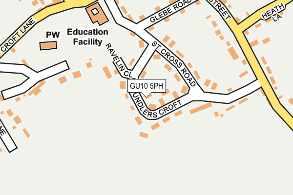 GU10 5PH map - OS OpenMap – Local (Ordnance Survey)