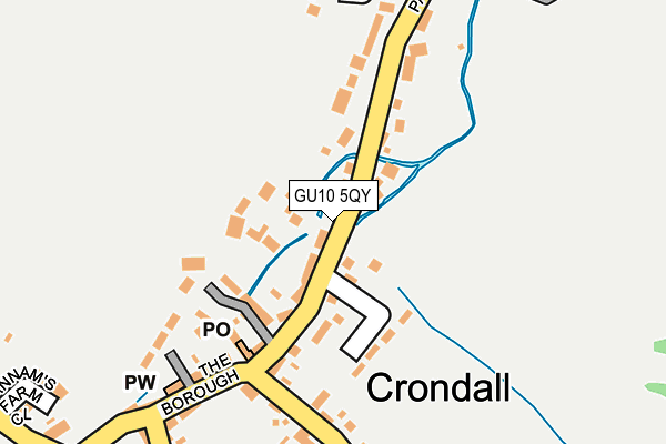 GU10 5QY map - OS OpenMap – Local (Ordnance Survey)