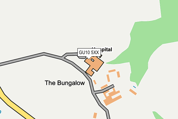 GU10 5XX map - OS OpenMap – Local (Ordnance Survey)