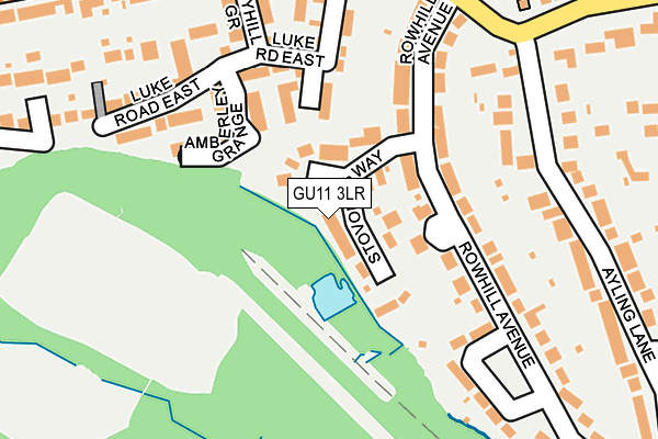 GU11 3LR map - OS OpenMap – Local (Ordnance Survey)