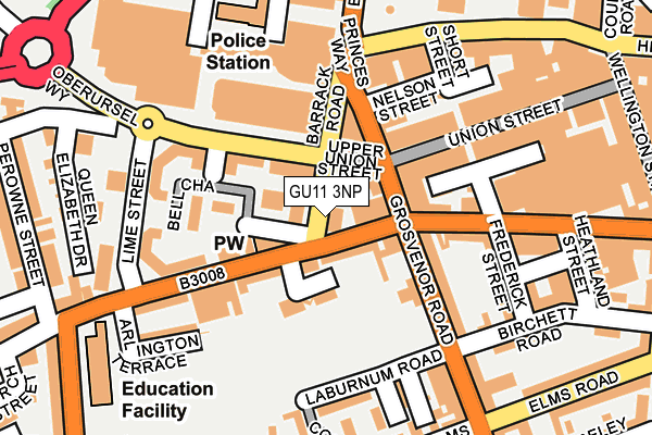 Map of S&D PUBLIC HOUSE LTD at local scale