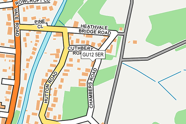 Map of VALE HEATING SERVICES LIMITED at local scale