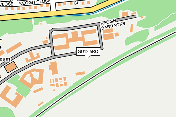 GU12 5RQ map - OS OpenMap – Local (Ordnance Survey)