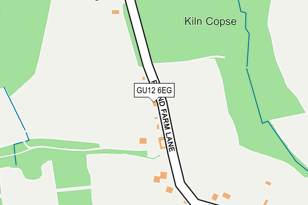 GU12 6EG map - OS OpenMap – Local (Ordnance Survey)