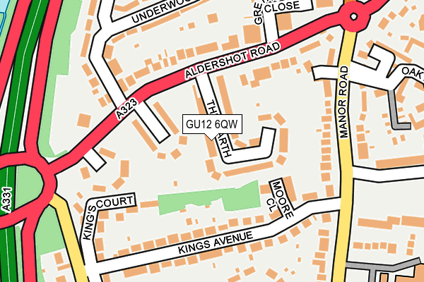 Map of SHUFFLES LIMITED at local scale