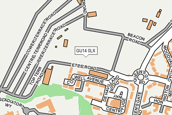 Map of ALBANY PARK LIMITED at local scale