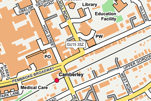 Map of COLLEGE OF APPLIED PSYCHOLOGY LTD at local scale