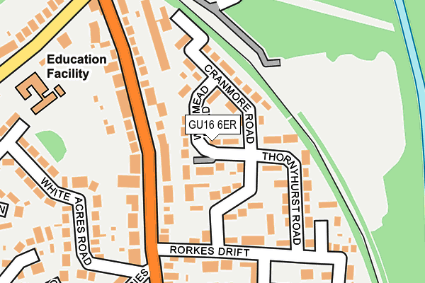 Map of ERON CONSTRUCTION LIMITED at local scale