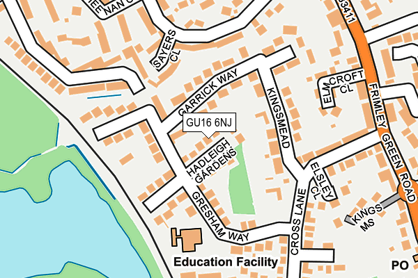 Map of KITCHEN SPRAYER LTD at local scale
