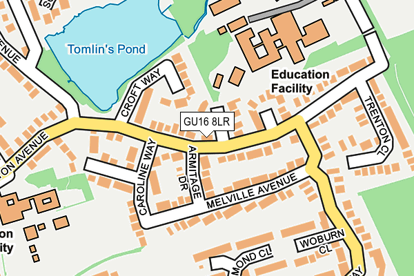 Map of WALTONHALL CONSTRUCTION SERVICES LIMITED at local scale