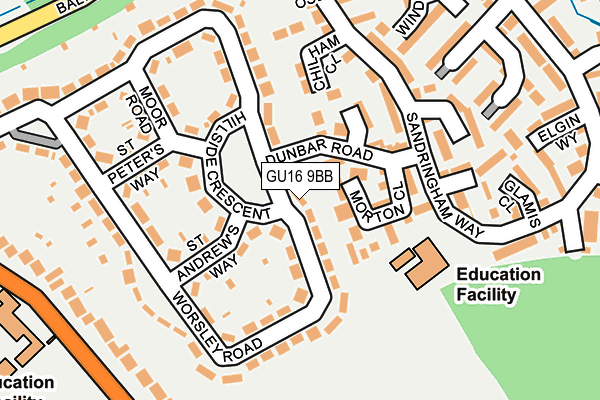 Map of EDGEWOOD CARE GROUP LTD at local scale