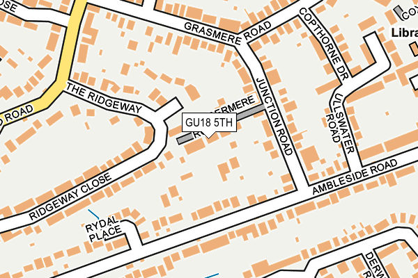 GU18 5TH map - OS OpenMap – Local (Ordnance Survey)