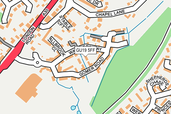 Map of TOOTH DOC LIMITED at local scale