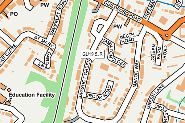 Map of JTSOUTH LTD at local scale