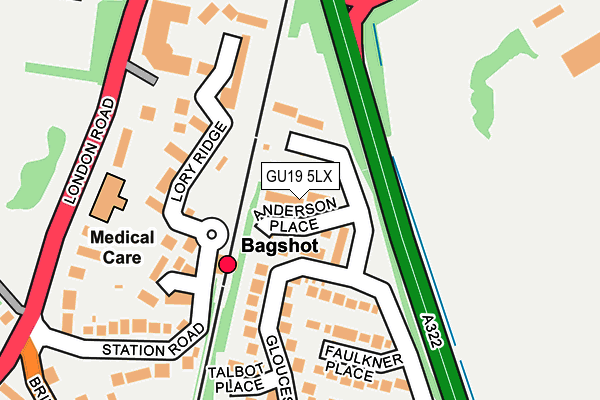 Map of DTTP PARKING LIMITED at local scale