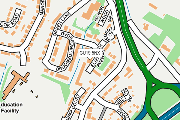 Map of RINCS LTD at local scale