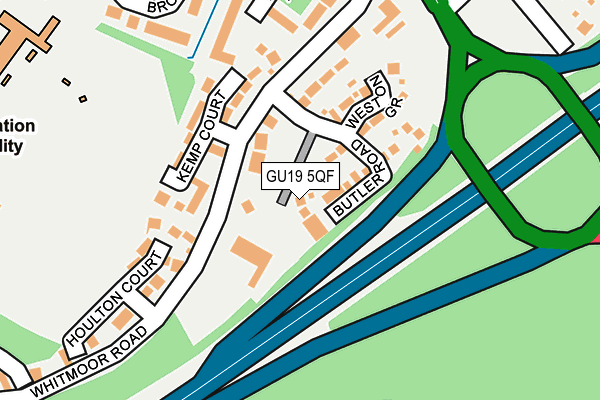 Map of CROSS COUNTIES TRAINING LTD at local scale