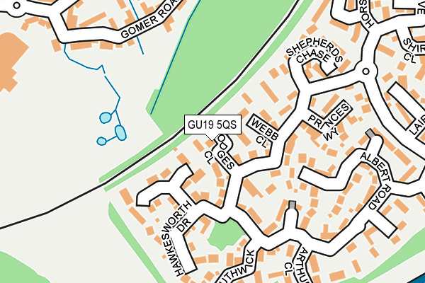 Map of FIFTH CONNAUGHT PARK RESIDENTS ASSOCIATION LIMITED(THE) at local scale