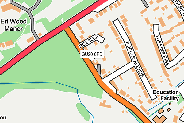 Map of THE BEE PUB 1 LTD at local scale