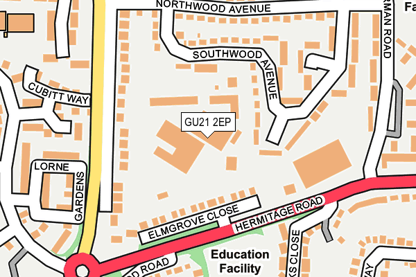 Map of HANDS ON WOOD LTD at local scale