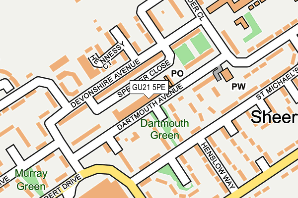 Map of ND SUPERMARKET LTD at local scale