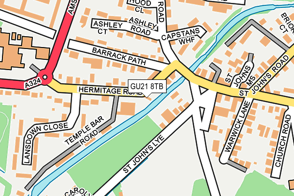 Map of M. J. LAMING & CO LIMITED at local scale