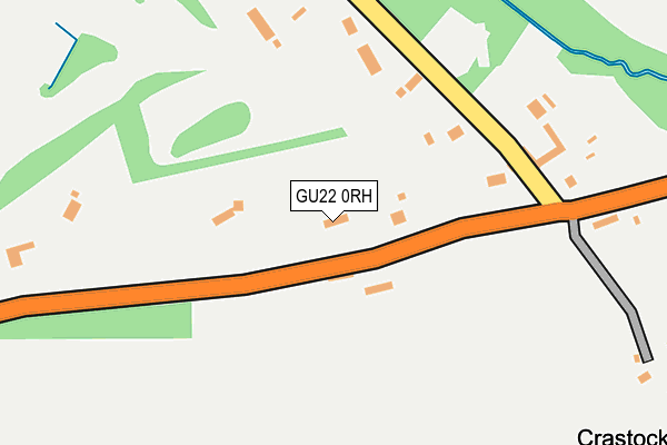 GU22 0RH map - OS OpenMap – Local (Ordnance Survey)