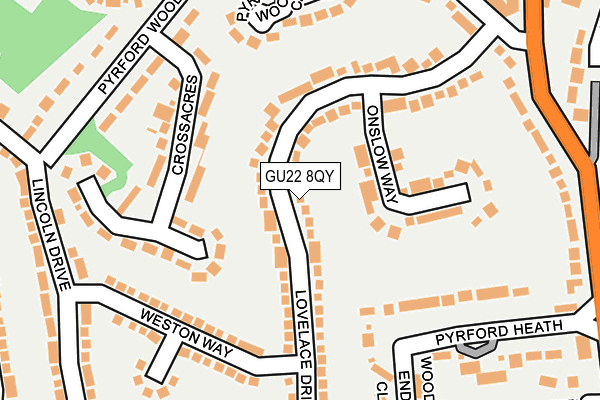 Map of SHALWOOD LIMITED at local scale