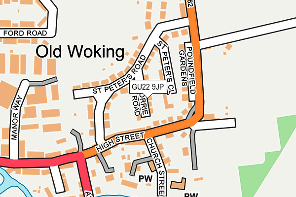 Woking Town Centre Map Gu22 9Jp Maps, Stats, And Open Data