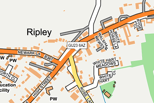 Map of IVORY PROJECTS LTD. at local scale