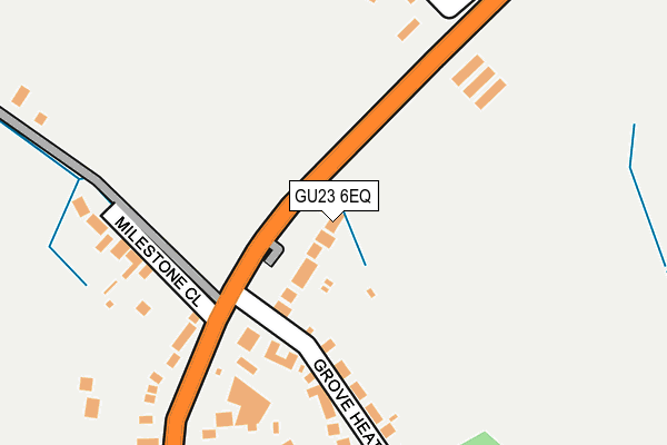 GU23 6EQ map - OS OpenMap – Local (Ordnance Survey)