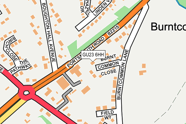 GU23 6HH map - OS OpenMap – Local (Ordnance Survey)