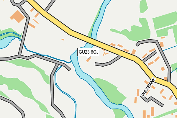 GU23 6QJ map - OS OpenMap – Local (Ordnance Survey)