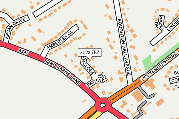 Map of PATHWAY AND BIRCH CLOSE RESIDENTS ASSOCIATION LIMITED(THE) at local scale